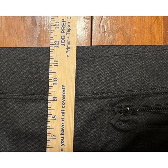 DKNY Jeans women's pull on black pants Large, high rise, pockets, some stretch - Picture 6 of 8